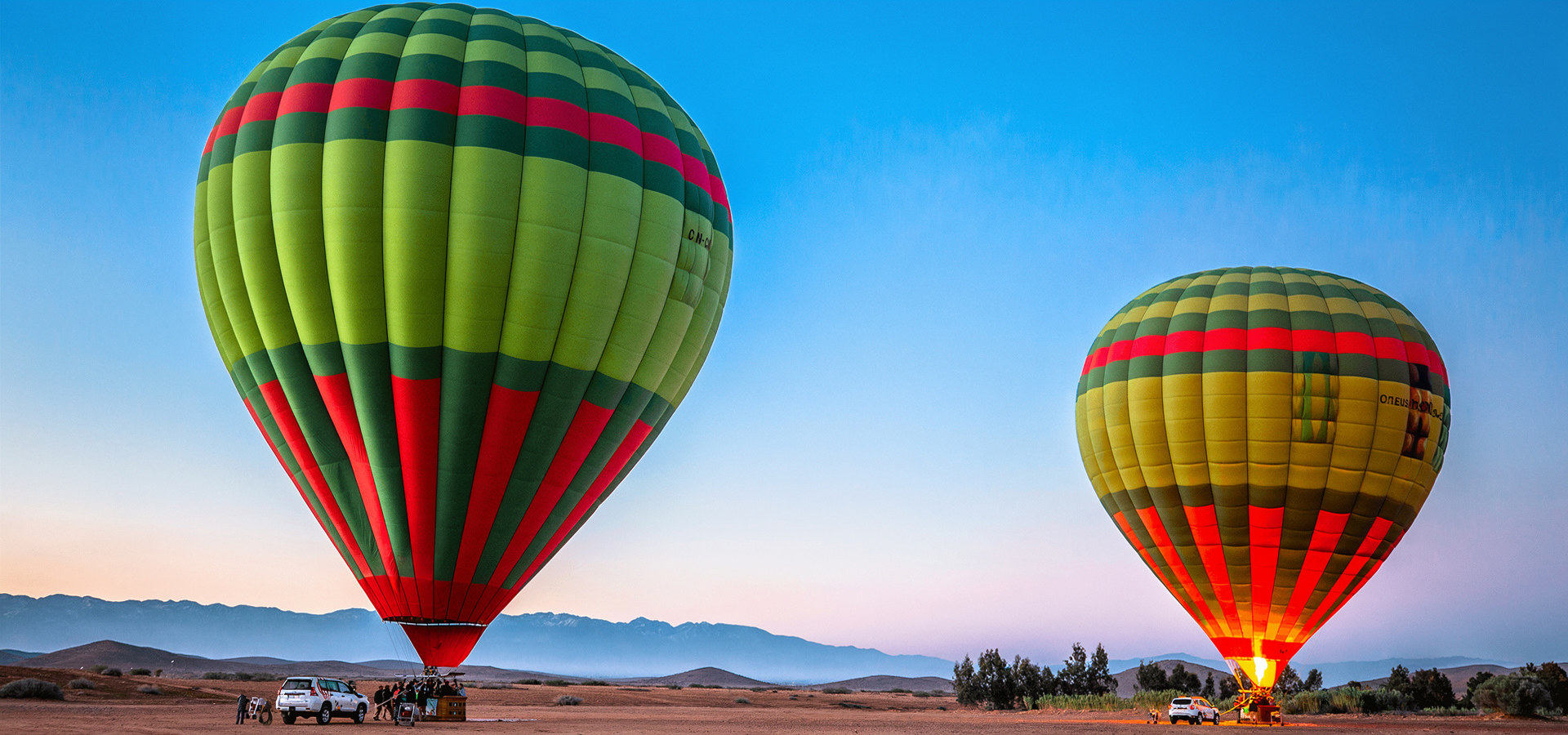 Montgolfiere Agafay marrakech - Duness and beyond_